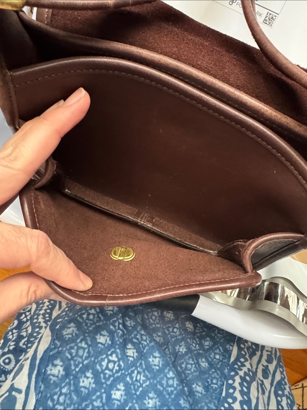 Vintage Coach Rambler's Legacy Bag (Style 9061) Mahogany Leather - Picture 11 of 16